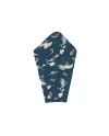 Bamboo baby duvet 75x75 + cone ribbon Whale