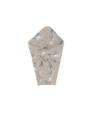 Bamboo baby duvet 75x75 + cone ribbon Whale