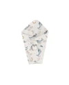 Bamboo baby duvet 75x75 + cone ribbon Whale