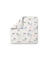 Bamboo baby duvet 75x75 + cone ribbon Whale