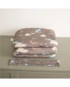 Bamboo baby duvet 75x75 + cone ribbon Whale