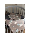 Bamboo baby duvet 75x75 + cone ribbon Whale