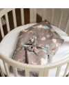 Bamboo baby duvet 75x75 + cone ribbon Whale