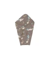 Bamboo baby duvet 75x75 + cone ribbon Whale