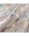 Bamboo baby duvet 75x75 + cone ribbon Whale