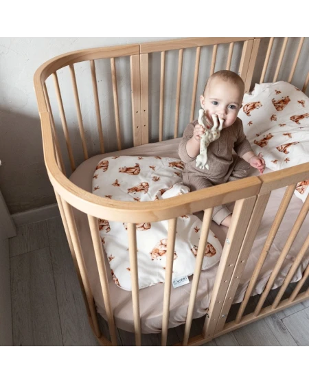 Bamboo Baby Pillow 60x40 – Bears | Waldin