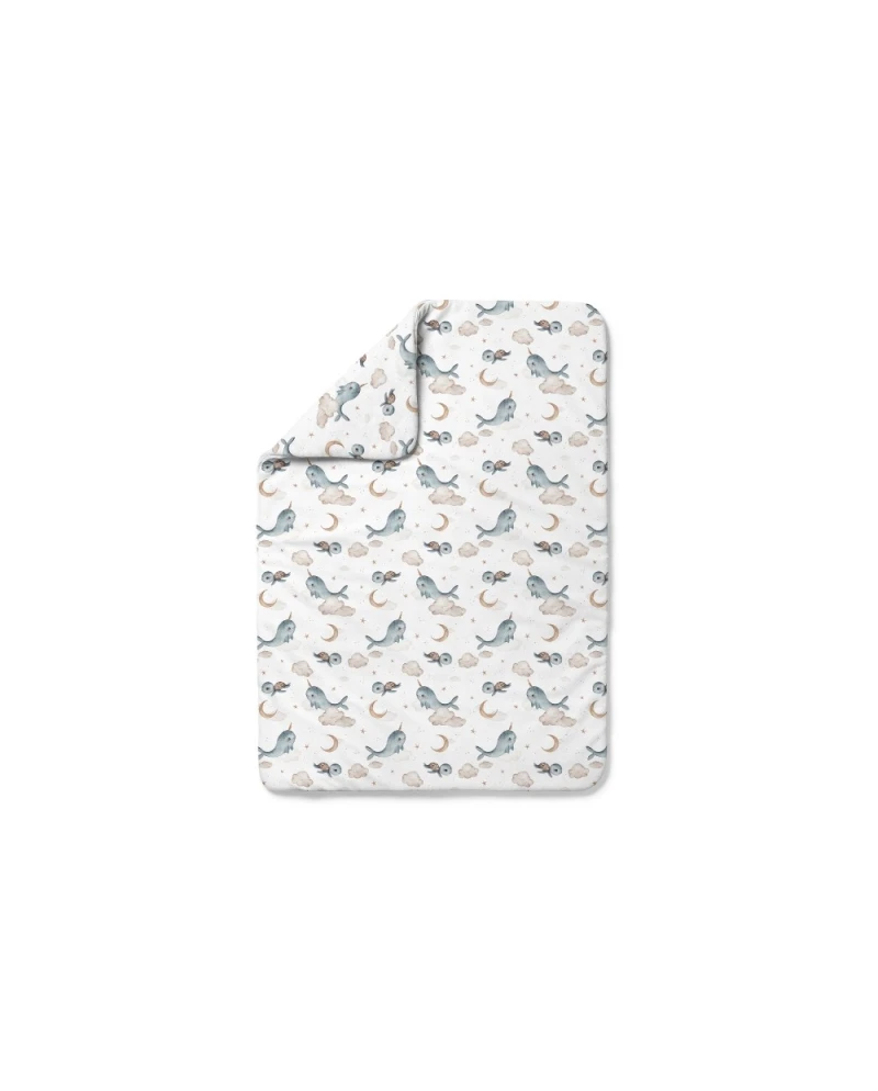 Bamboo baby duvet Whales many sizes