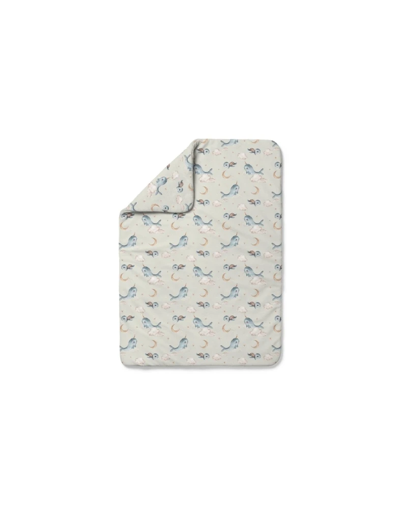 Bamboo baby duvet Whales many sizes
