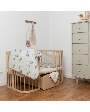 Bamboo baby duvet Whales many sizes