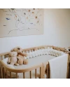 Braided Crib Bumper Waffle 210 cm – various colours | Waldin