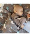 Bamboo baby duvet Whales many sizes