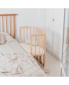 Fitted Sheet for 7in1 Bedside Crib – Beige | Waldin