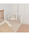 Fitted Sheet for 7in1 Bedside Crib – Taupe | Waldin