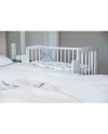 Bedside Crib 2in1 with mattress - White