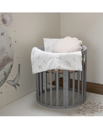 Baby Cone 2in1 Quilt and Pillow – Green Twigs | Waldin