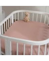Organic Cotton Sheet 93x65 for 5in1 Crib – Rose | Waldin