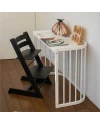 White 5-in-1 Baby Crib with Cradle | Waldin