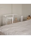 White 5-in-1 Baby Crib with Cradle | Waldin
