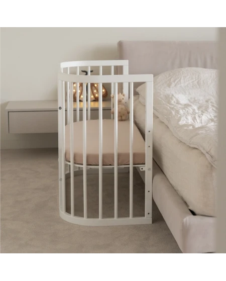 5in1 Baby Crib with matress and cradle - White | Waldin