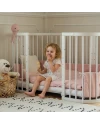 7in1 Baby crib with mattress - White