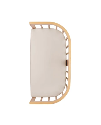 Fitted Sheet for 7in1 Bedside Crib – Beige | Waldin
