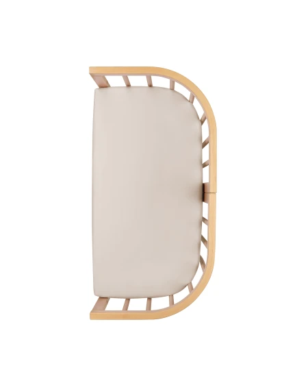 Fitted Sheet for 7in1 Bedside Crib – Beige | Waldin
