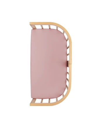 Fitted Sheet for 7in1 Bedside Crib – Rose | Waldin