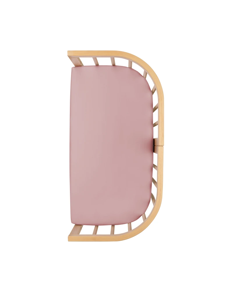 Fitted Sheet for 7in1 Bedside Crib – Rose | Waldin Fitted Sheet for 7in1 Bedside Crib – Rose | Waldin