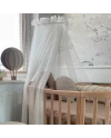 Ecru Tulle Canopy for Crib + Canopy Frame