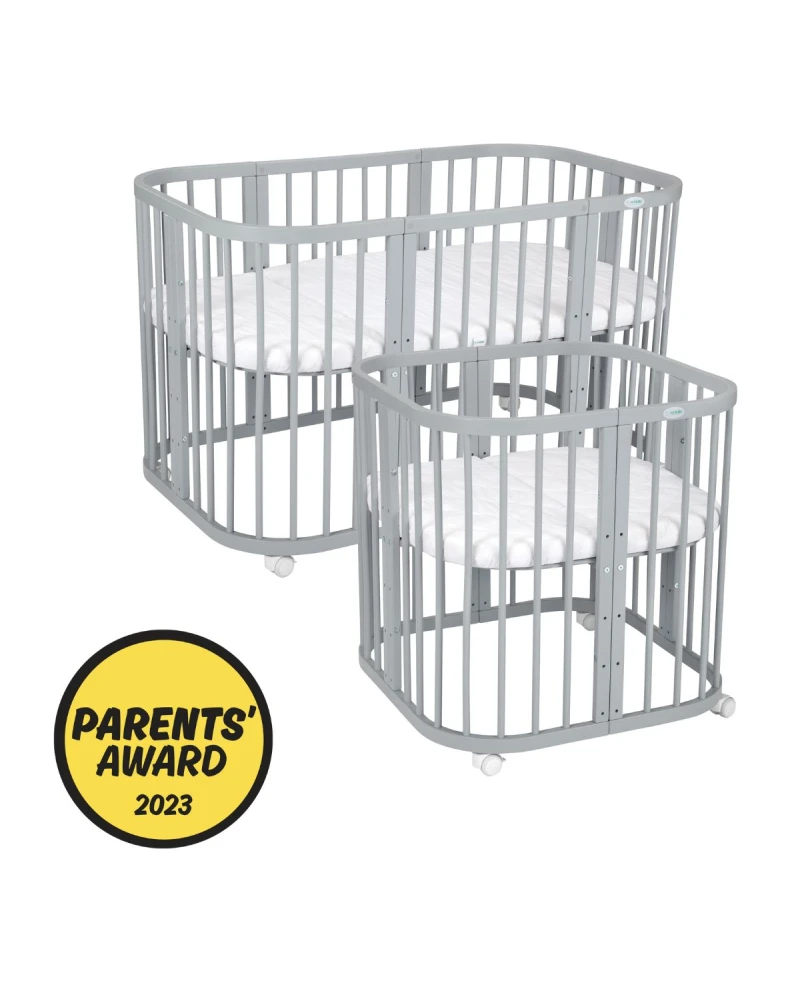 7in1Baby crib with mattress - Gray - Grows with your child Waldin 7in1Baby crib with mattress - Gray - Grows with your child Waldin