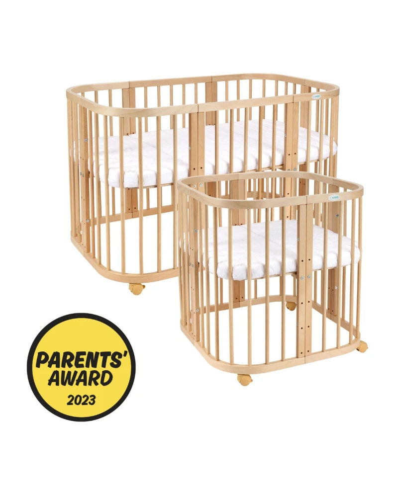 7in1 Baby crib with mattress Natural Grows with your child Waldin 7in1 Baby crib with mattress Natural Grows with your child Waldin