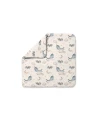 Bamboo baby duvet 75x75 + cone ribbon Whale