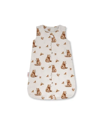 Bamboo Baby Sleepbag 0–6 Months BEARS Soft & Breathable | Waldin
