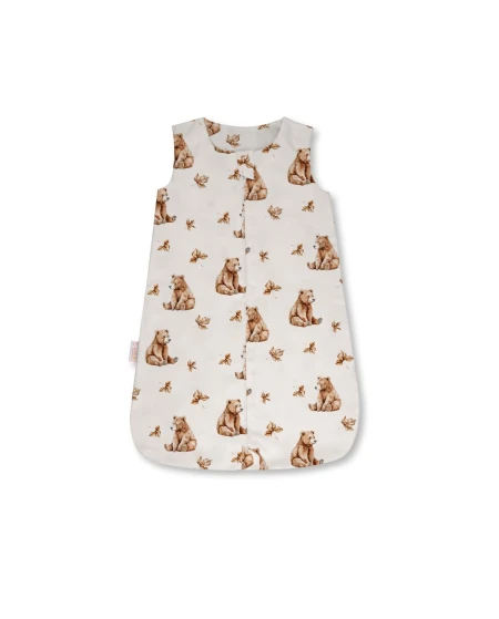 Bamboo Baby Sleepbag 0–6 Months BEARS Soft & Breathable | Waldin