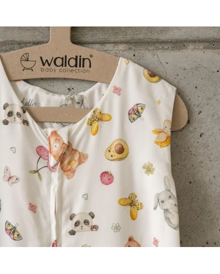 Bamboo Sleepbag 0-6 months - Candycute Soft & Breathable | Waldin