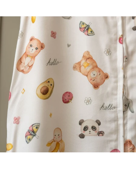 Bamboo Sleepbag 0-6 months - Candycute Soft & Breathable | Waldin