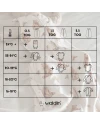 Bamboo Sleepbag 0-6 months - Candycute Soft & Breathable | Waldin