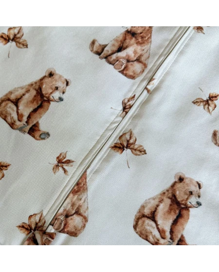 Bamboo Baby Sleepbag 6-18 Months BEARS Soft & Breathable | Waldin
