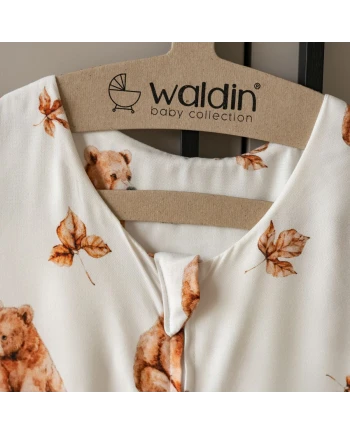 Bamboo Baby Sleepbag 6-18 Months BEARS Soft & Breathable | Waldin
