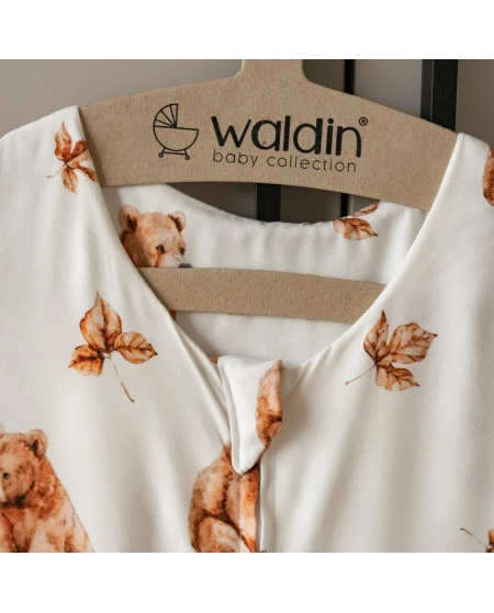 Bamboo Baby Sleepbag 6-18 Months BEARS Soft & Breathable | Waldin