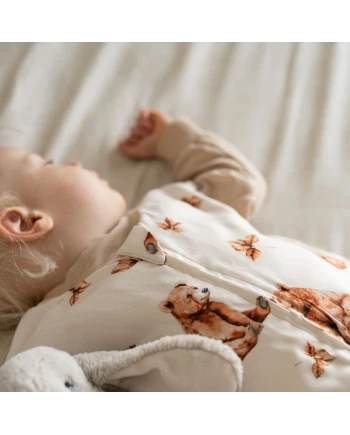 Bamboo Baby Sleepbag 6-18 Months BEARS Soft & Breathable | Waldin