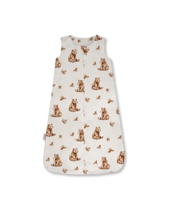 Bamboo Baby Sleepbag 6-18 Months BEARS Soft & Breathable | Waldin