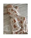 Bamboo Baby Sleepbag 6-18 Months BEARS Soft & Breathable | Waldin
