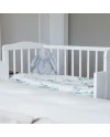 Bedside Crib 2in1 with mattress - White | Waldin