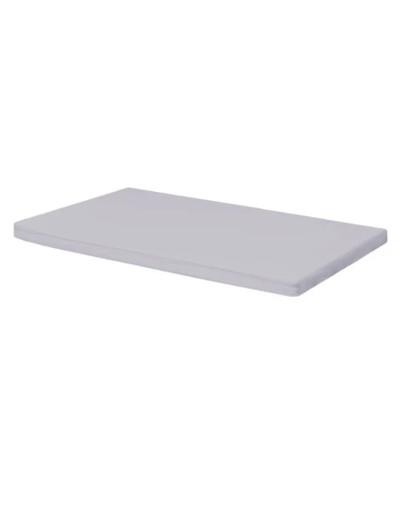 Cotton Sheet for Side Crib 2-in-1 Waldin 90x50 cm Gray