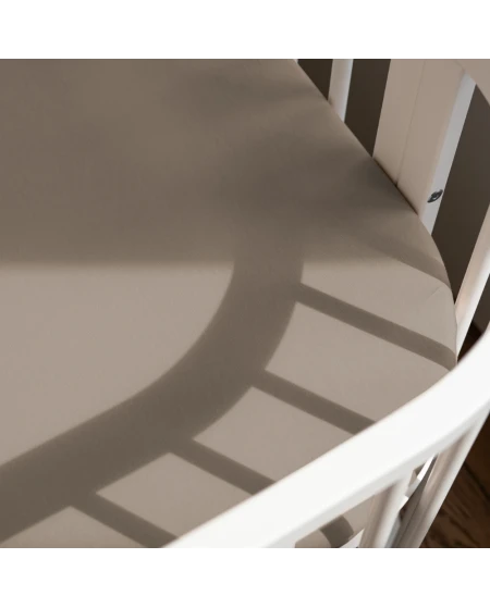 Cotton Sheet 73x73 Taupe for 7in1 Crib