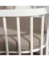 Cotton Sheet 124x73 Taupe for 7in1 Crib | Waldin