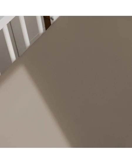 Fitted Sheet for 7in1 Bedside Crib – Taupe | Waldin