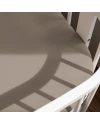 Organic Cotton Sheet 93x65 for 5in1 Crib – Taupe
