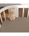 Organic Cotton Sheet 93x65 for 5in1 Crib – Taupe